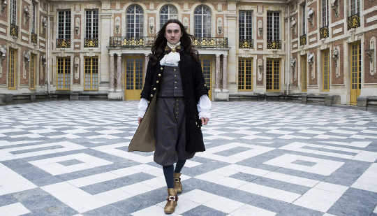 Louis XIV in new TV drama Versailles. BBC