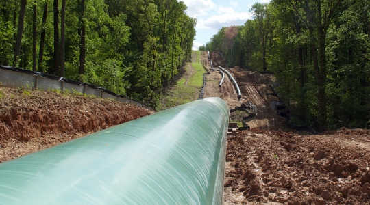  It is widely expected that production in the Appalachian Basin region will double over current levels by the early 2030s, leading to an inevitable "pipeline rush." (Photo: Oil Change International)