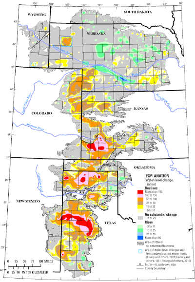 Farmers Are Drawing Groundwater From The Giant Ogallala Aquifer Faster Than Nature Replaces It
