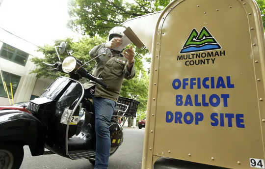 Drop boxes can be a helpful alternative to mailboxes (mail in voting lessons from oregon the state with the longest history of voting by mail)