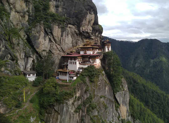 In Bhutan, humans live largely in harmony with the natural world. (humanity and nature are not separate...)