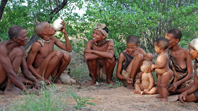 A group of Busnmen in Botswana.
