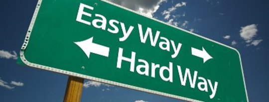 Easy Way, Hard Way: Letting Go of Struggle